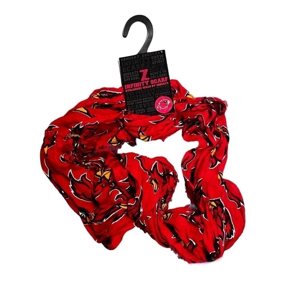 ARIZONA CARDINALS Raw Hem Infinity Scarf. NWT - Picture 1 of 8